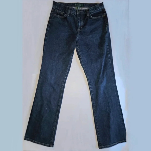 Lauren Ralph Lauren High-Rise Bootcut Jeans - Picture 2 of 8